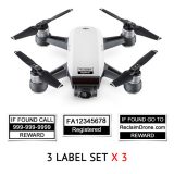DJI Spark - White - with identification labels