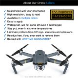 About our FAA Registration drone labels