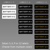 Drone battery labels for all drone brands and models