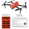 Autel Evo 2 - Bundle - FAA Registration Labels and Commercial FAA ID Card
