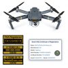 Mavic Pro FAA Certificate Registration ID card and label bundle for commercial drone pilots