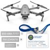 Mavic Pro 2 | Zoom FAA Certificate Registration ID card and label bundle for hobbyist drone pilots