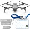 Mavic Pro 2 | Zoom FAA Certificate Registration ID card and label bundle for commercial drone pilots