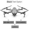 Mavic 2 Pro | Zoom FAA Certificate Registration labels for hobbyist drone pilots
