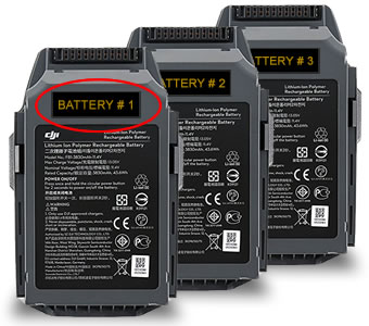 Mavic Air Battery Labels