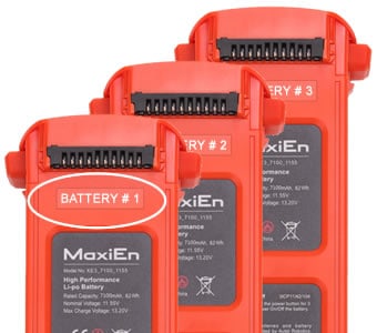 Autel Evo 2 battery labels