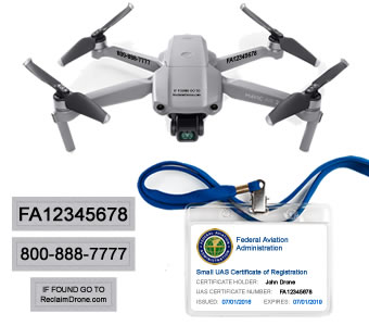 Mavic Air 2 drone FAA registration premium bundle 