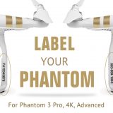 DJI Phantom 3 FAA Registration and phone number Labels